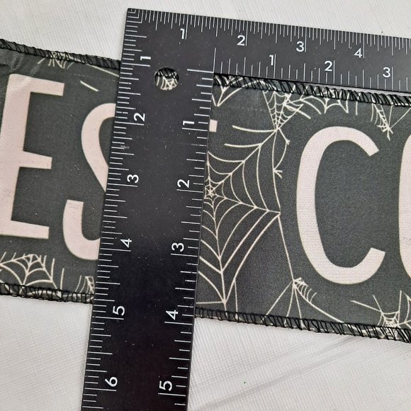 Halloween Best Costume Contest Award Sash Spiderweb black white One Size - Picture 4 of 7